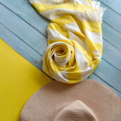 bambus peskiri zuto beli umotan